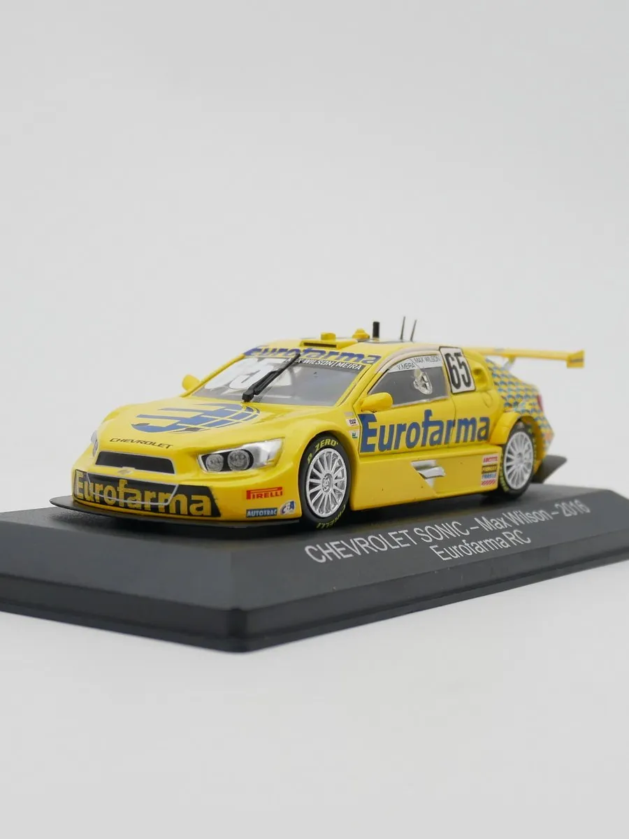 ダイキャスト製、1-43スケール、2016年型シボレー・ソニック、nascarレーシングカー、合金製モデルカー。