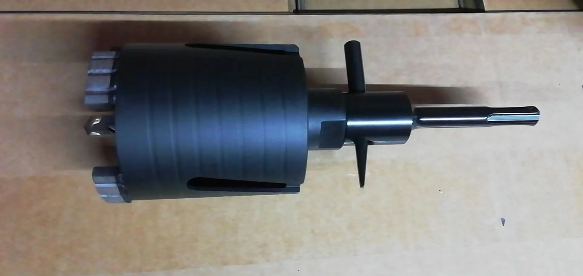 Diamtool 3-Piece Slotted 68/72/82mm Diamond Dry Core Drill Kit with SDS Plus for Brick Wall & Soft Surface