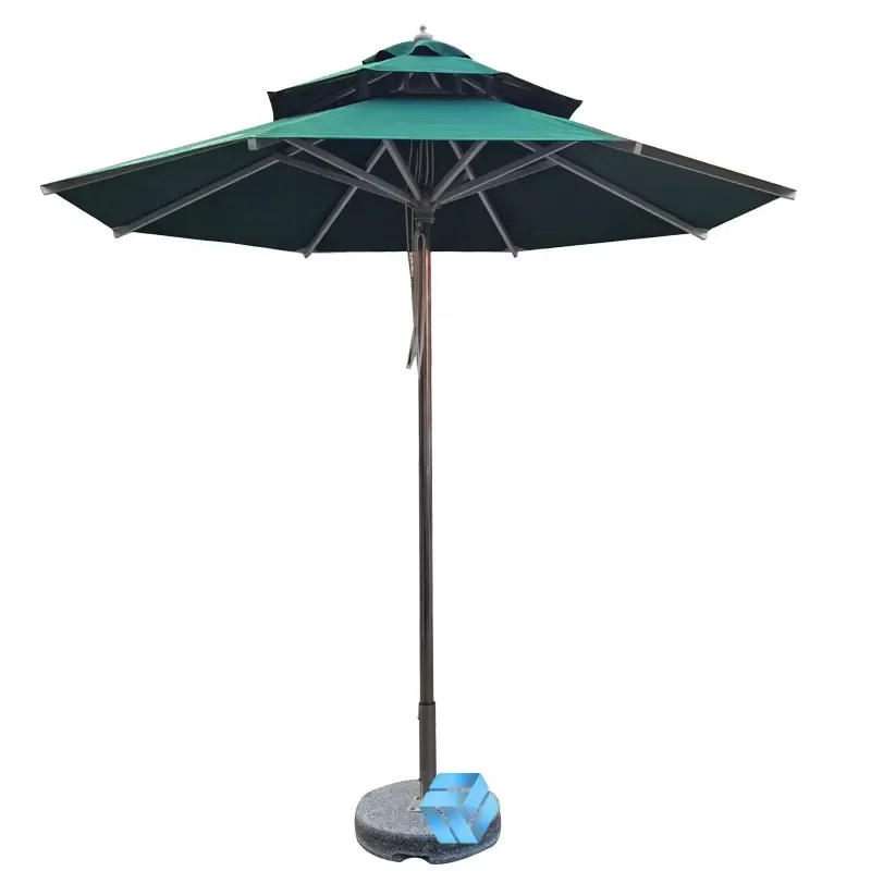 Large Sun Umbrella for Courtyard Park Outdoor Garden Modern Patio Furniture 5pcs