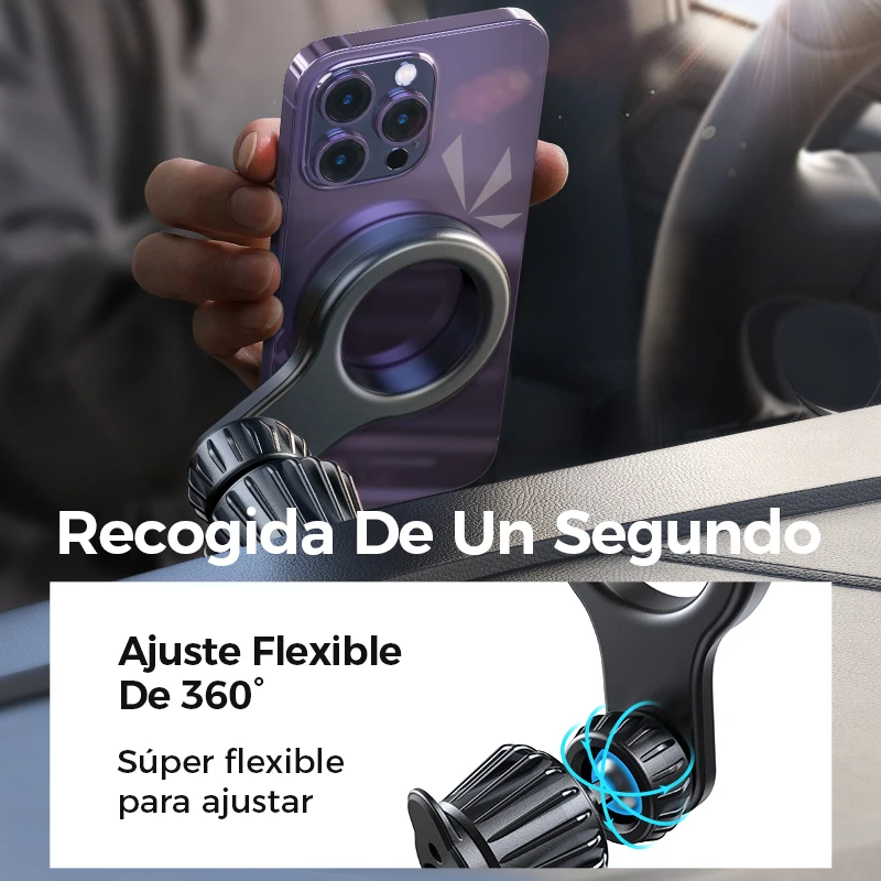 Soporte magnético para coche Joyroom, universal, para ventilación, compatible con iPhone, Samsung, LG, Google Pixel, etc. 5