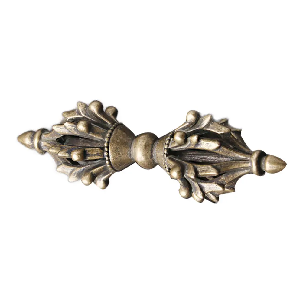 

Chic Brass Vajra Pestle Unique Home Decoration Stable Placement Desktop Ornament