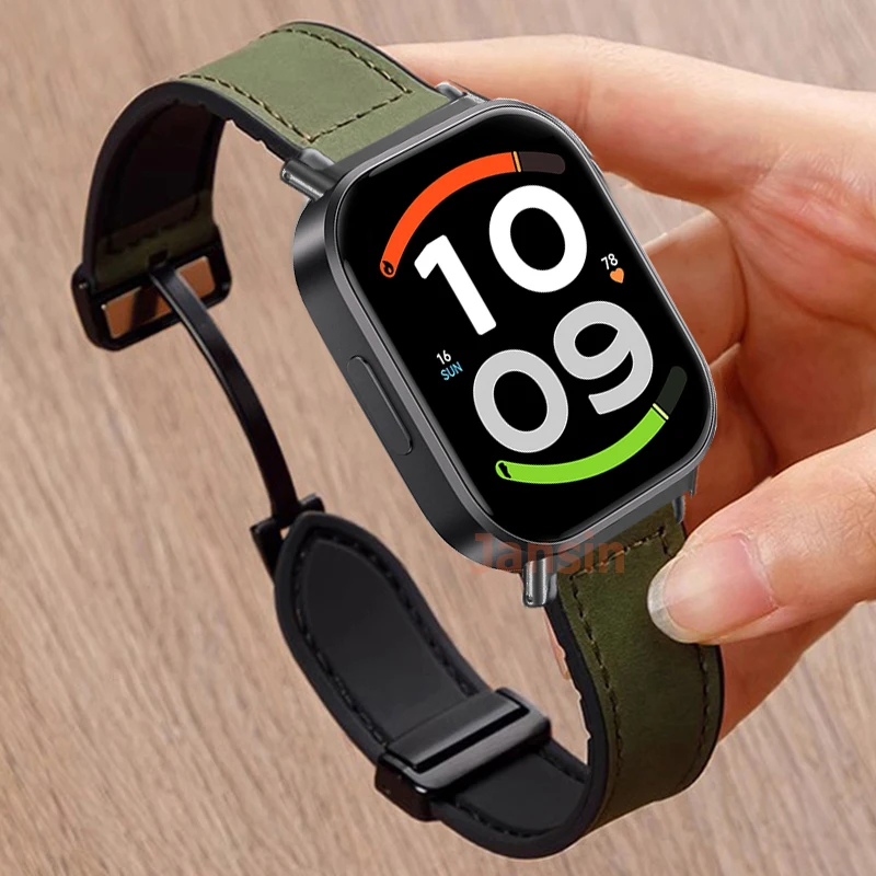 Silicone Leather Strap for Redmi Watch 6 Active 6Lite Sport Watchband for Xiaomi Redmi Watch 6 5 4 Magnetic Bracelet Accessories