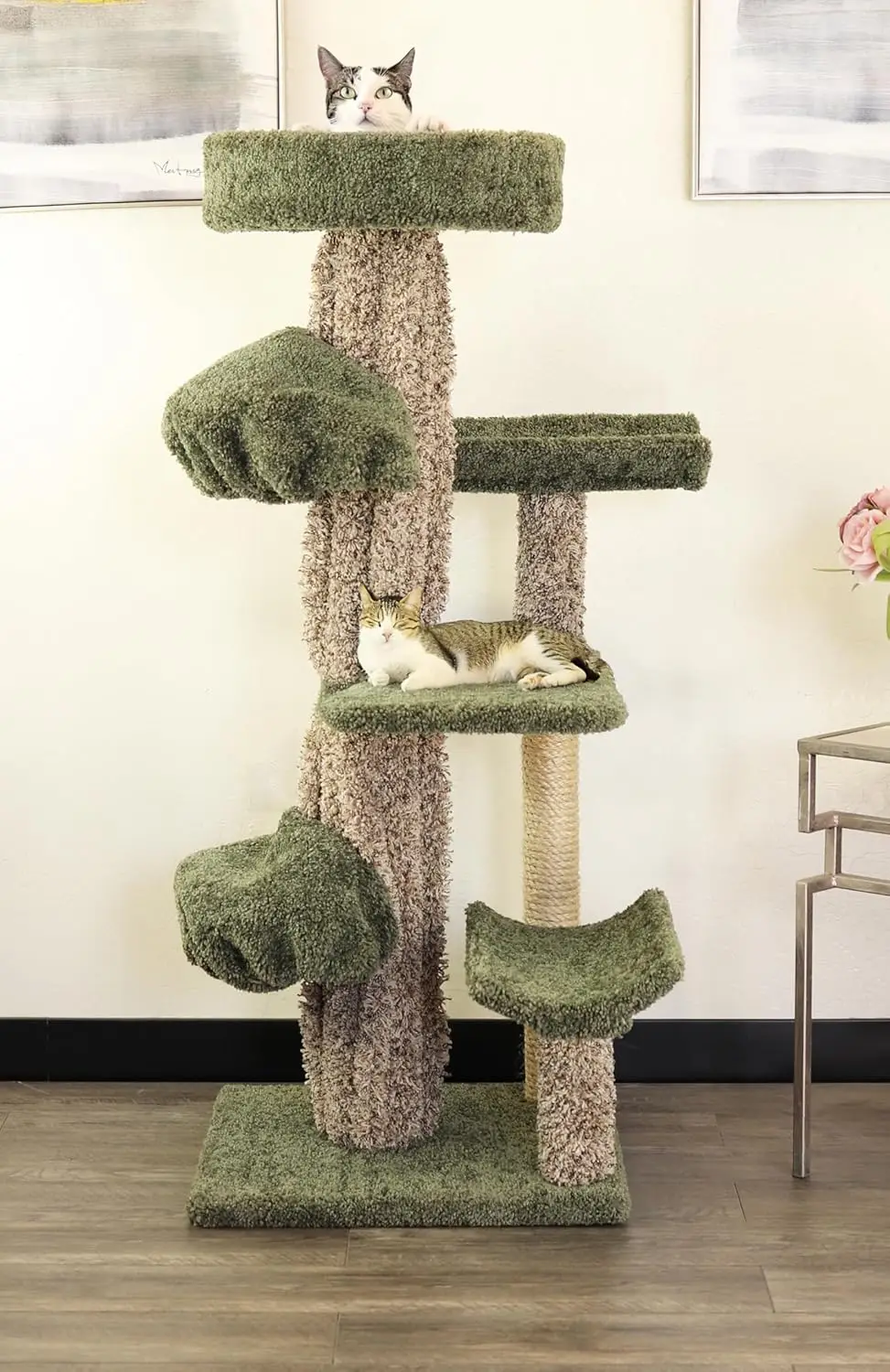 

Unique Scratcher Condo Cat Tree