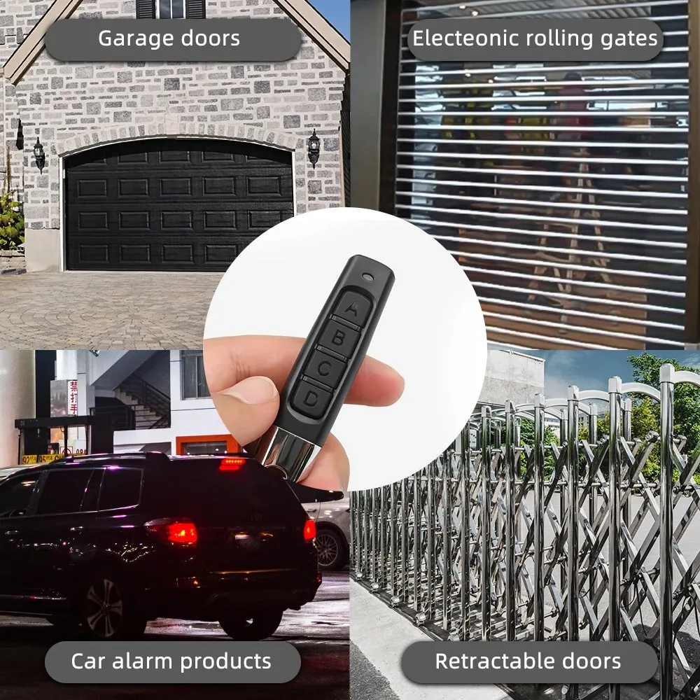 KEBIDUMEI 433MHz RF Cloning Remote Control Garage Gate Door Opener Key Duplicator Home Security Rolling Code Remote Transmitter