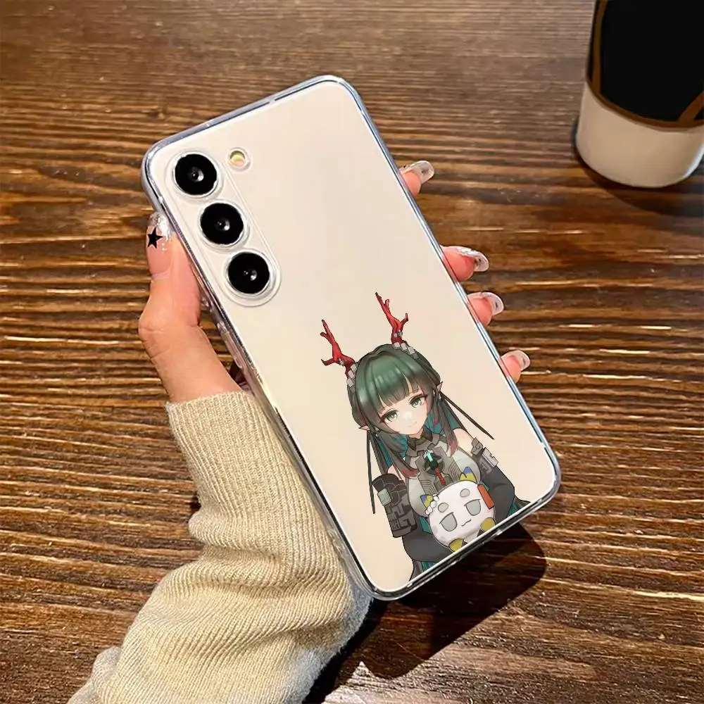 

Zhuang Fangyi Arknights Endfield Phone Case For SamsungA10 A12 A31 A40 A70 Transparent Cover Case