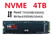 2025 SSD 990 PRO M2 NVMe 2TB 4TB Hard Drive High Performance for PC PS5 Laptop