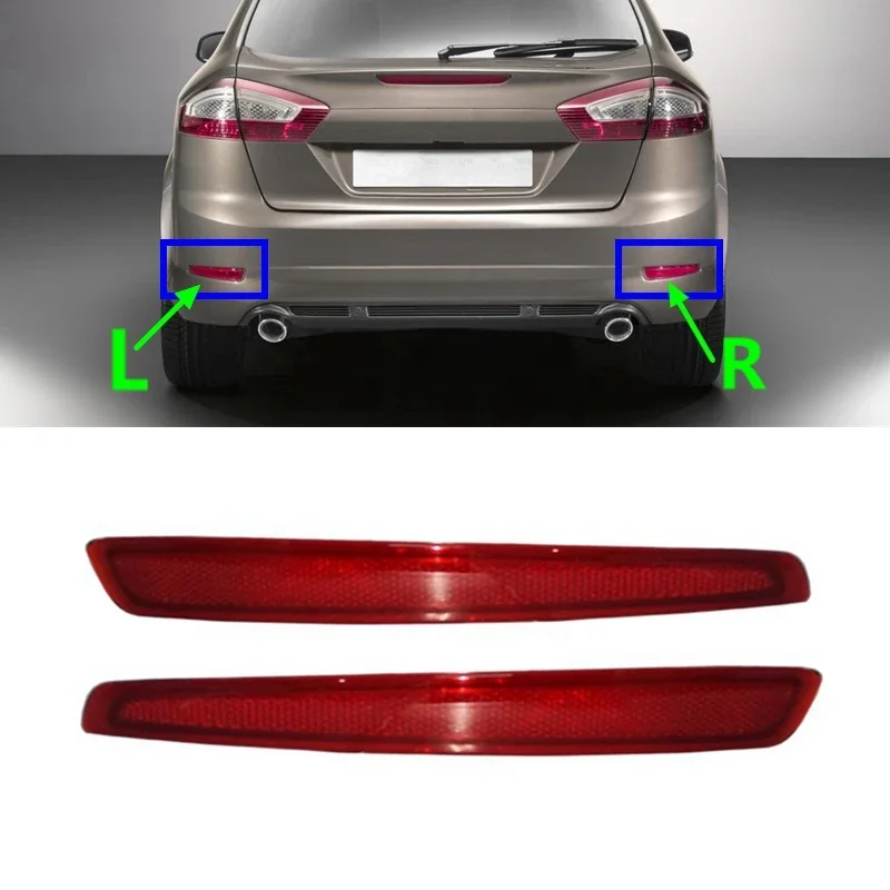 Rear Bumper Lamp Reflector Warning Light For Ford Mondeo 2011 2012 2013