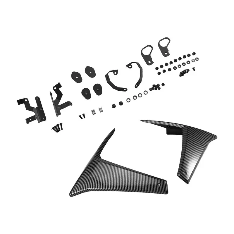 

ABQB-боковый спойлер для мотоцикла для MT-09 Gen 4 MT09 MT-09 SP 2024 2025, аэродинамическое крыло, голый дефлектор из углерода