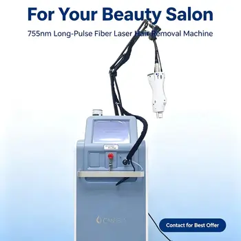 755nm Alexandrite & 1064nm Long Pulse Lase Hair Removal Machine Spot Depilation Skin…