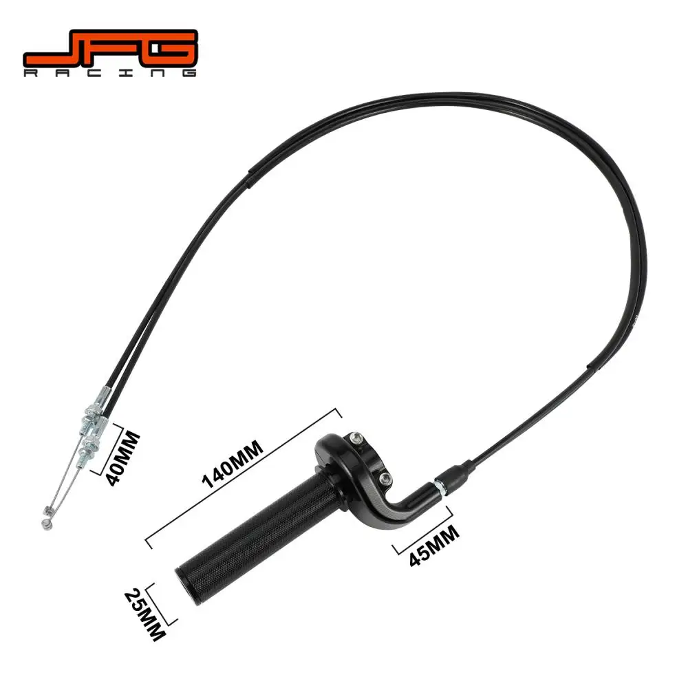 Motorcycles CNC Throttle Assembly Twist Throttle Grips Cable For CRF 250R 250X 450X 2004-2014 CRF450R 2002-2014 Dirt Pit Bike