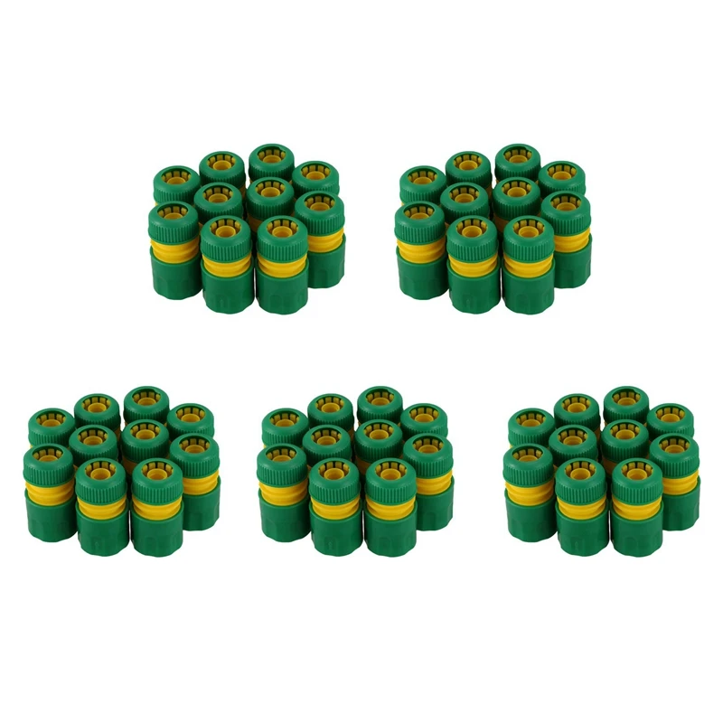 50Pcs 1/2 Inch Hose Garden Tap Water Hose Pipe Connector Quick Connect Adapter Fitting Watering