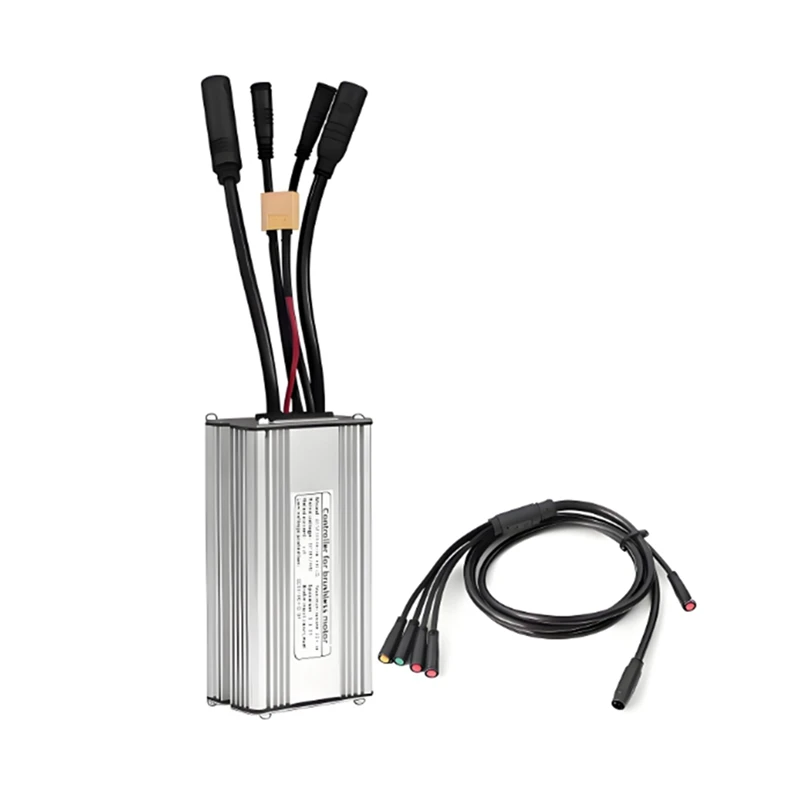 

Electric Bicycle Controller with 1T5 Light Wire KT-22A Waterproof Sine Wave Controller Essential E-Bike Accessory-A23U