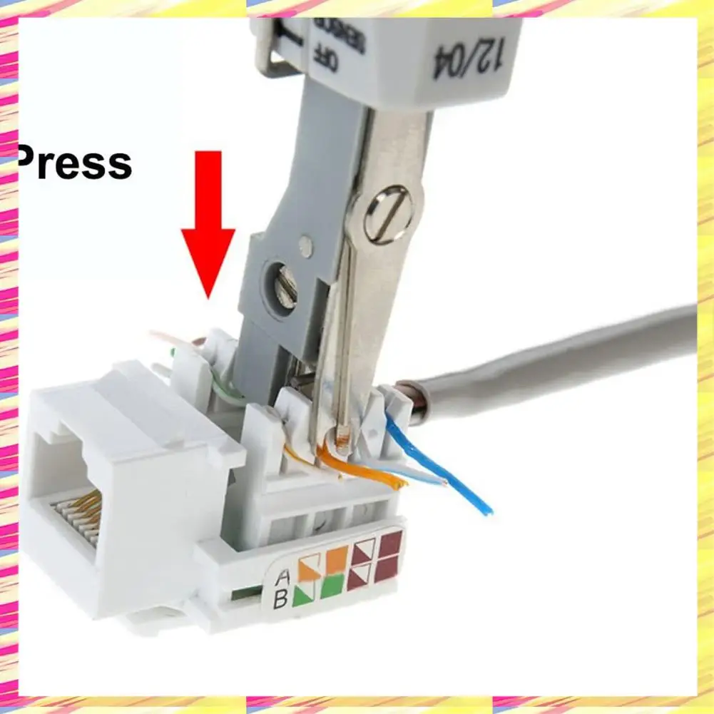 

Профессиональный ударный инструмент ABJJ, IDC RJ45 RJ11 Cat5e Cat6, сетевой телекоммуникационный телефонный кабель, инструменты для вставки ударных клемм