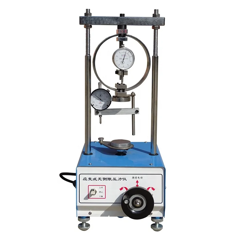 

Soil Unconfined Compression Test Strain Type Unconfined Pressure Gauge Lime Soil Unconfined Compressive Strength Press Lime Soil