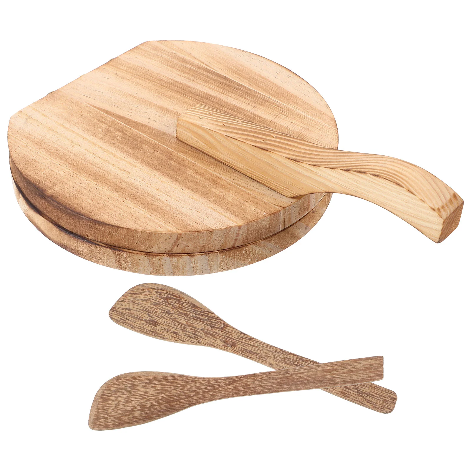 Corn Cake Dumpling Skin Pressing Plate Woman Electric Tortilla Comales Corner Shelf Wall Mounted Wooden Dumplings Making Tool