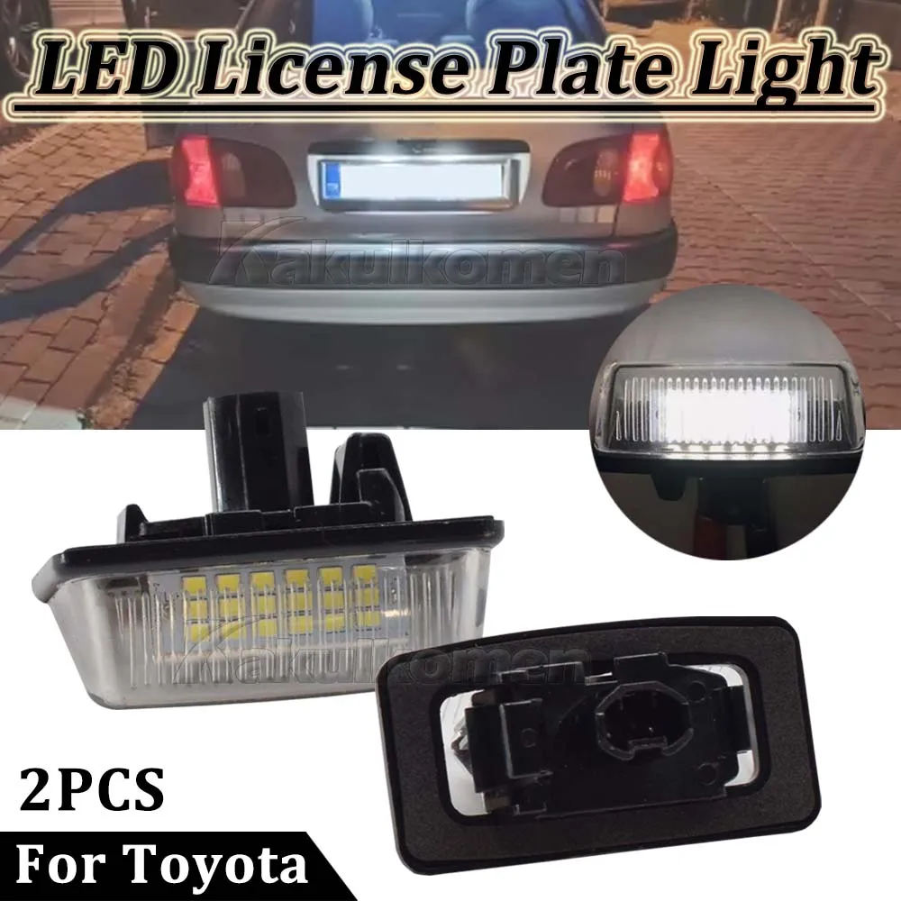 OEM#: 81271-12503 For Toyota Corolla E11 Crown S180 Starlet EP91 Vios Previa ACR50 GSR50 Led Licence Number Plate LED Lamp Light