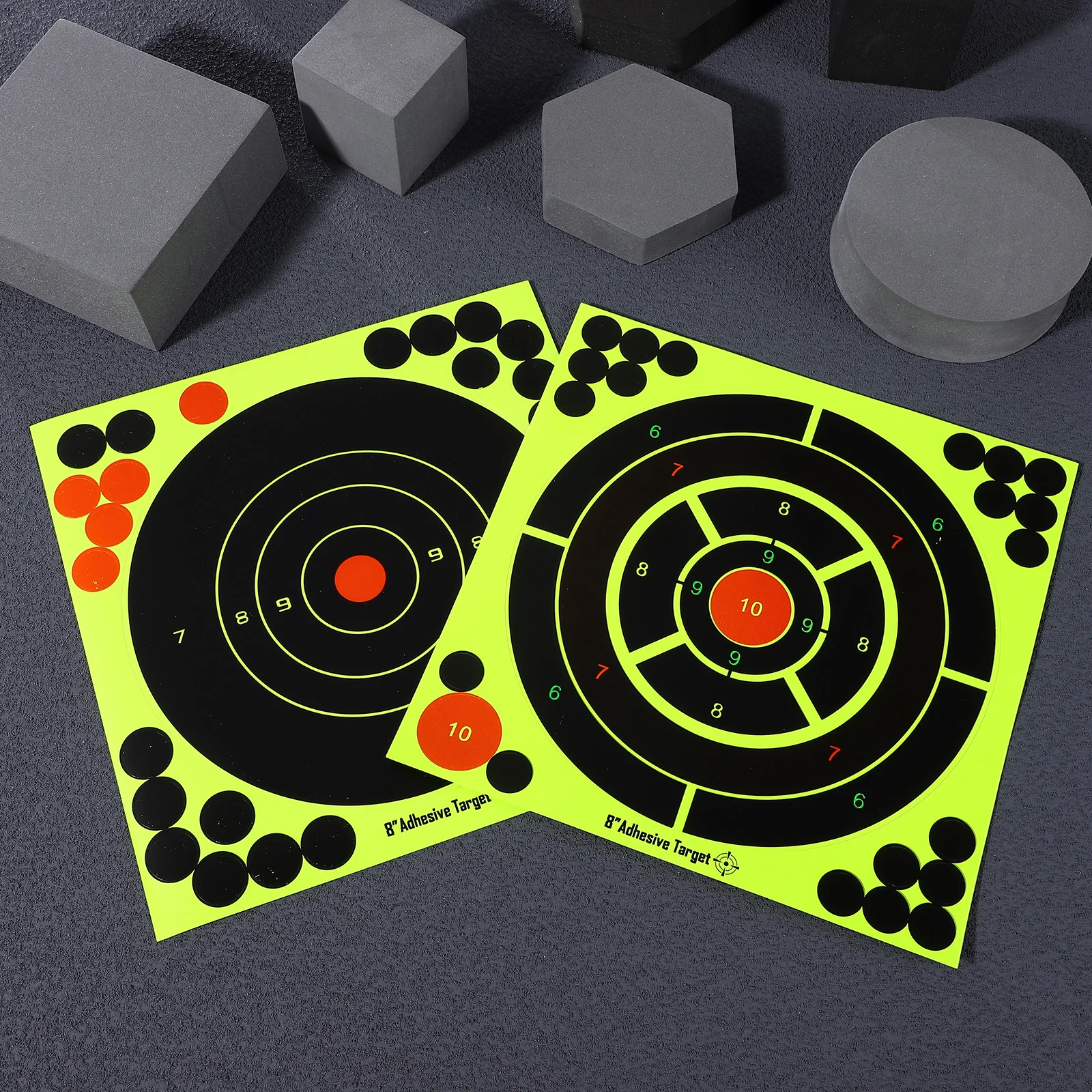 

30 pcs Self-Adhesive Target Stickers Shooting Paper For Archery Sports Practice Aiming Spot Splatter Zone