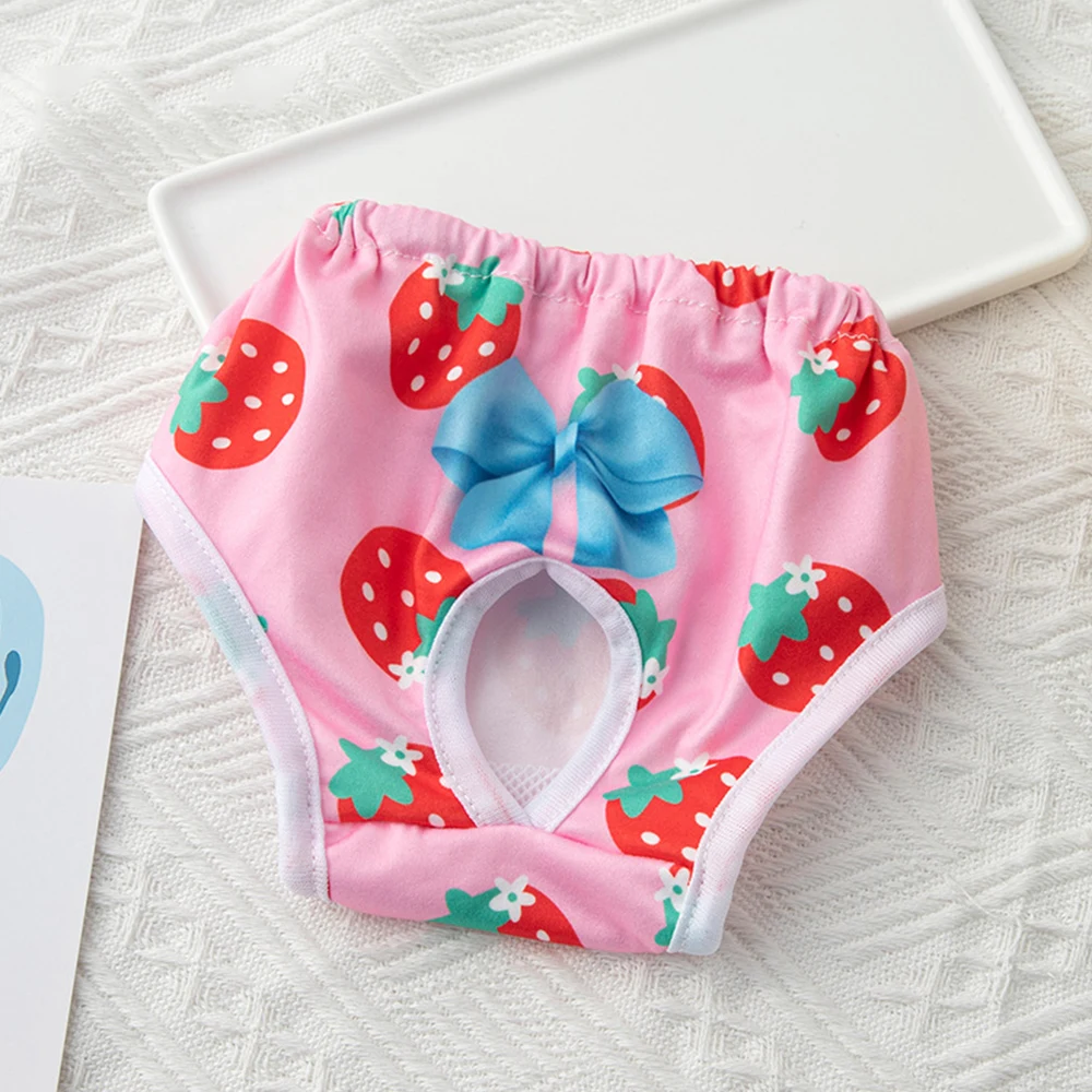 Princess Pet Panties Dog Clothes Menstrual Pants Flower Dog Diaper Female Puppy Physiological Pants Pet Physiological Pants