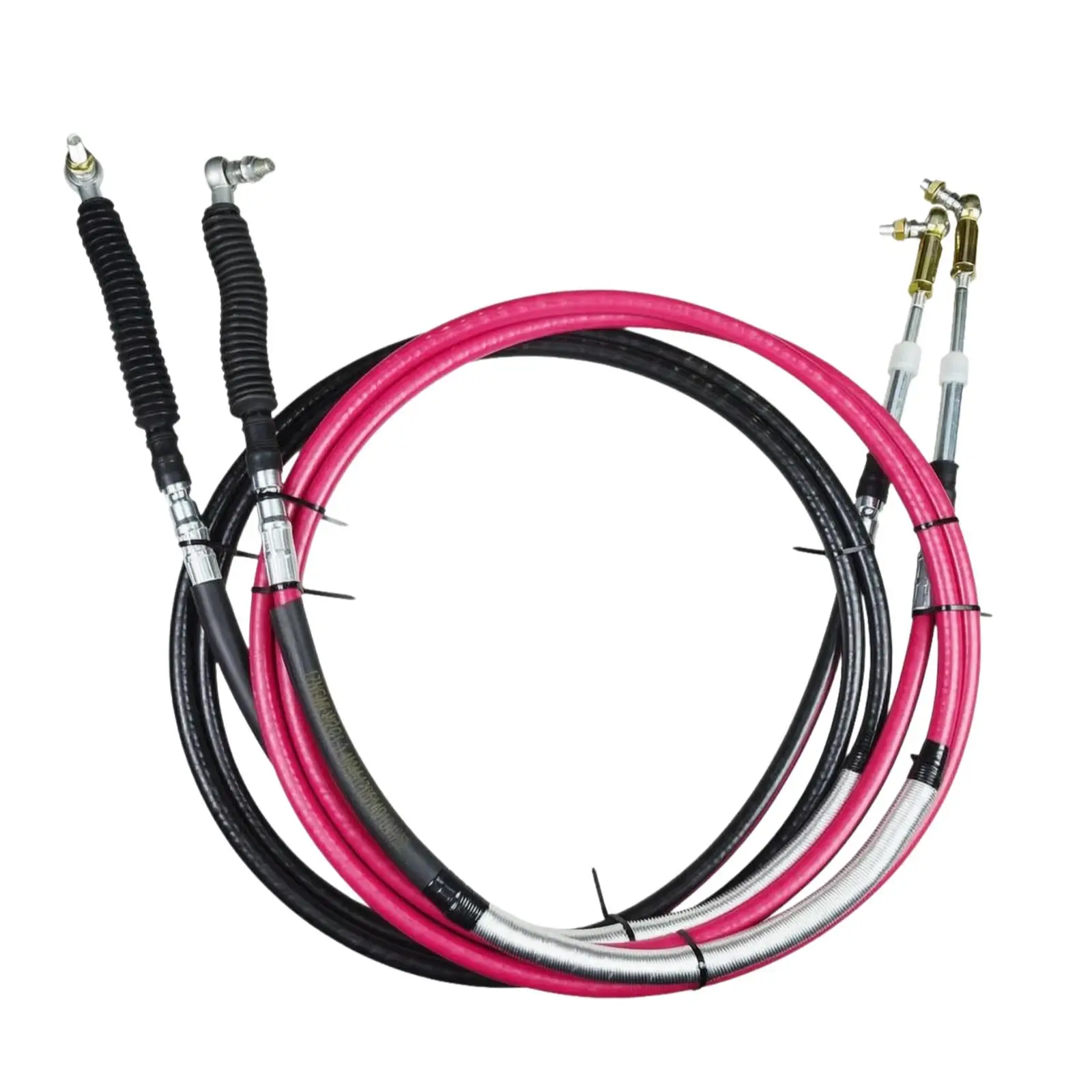 Dragon TS173 Gear Shift Cable 40cm Iron Plated Copper Selector Cable with Threaded Fittings for Smooth Gear Restoration