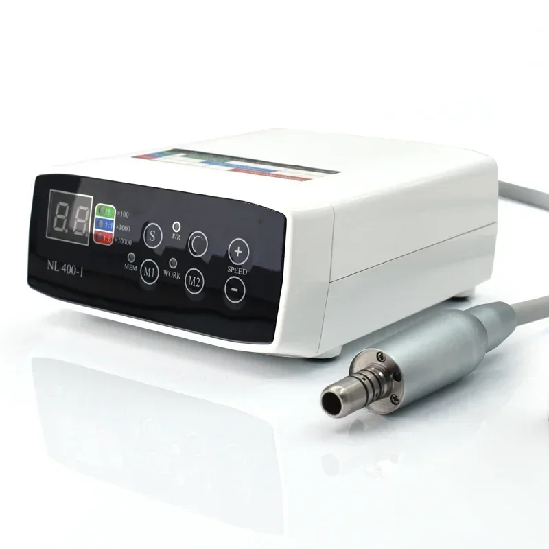 Dental Micromotor brushless Micro Motor led work with increasing/slow speed handpiece optical contra angle portable