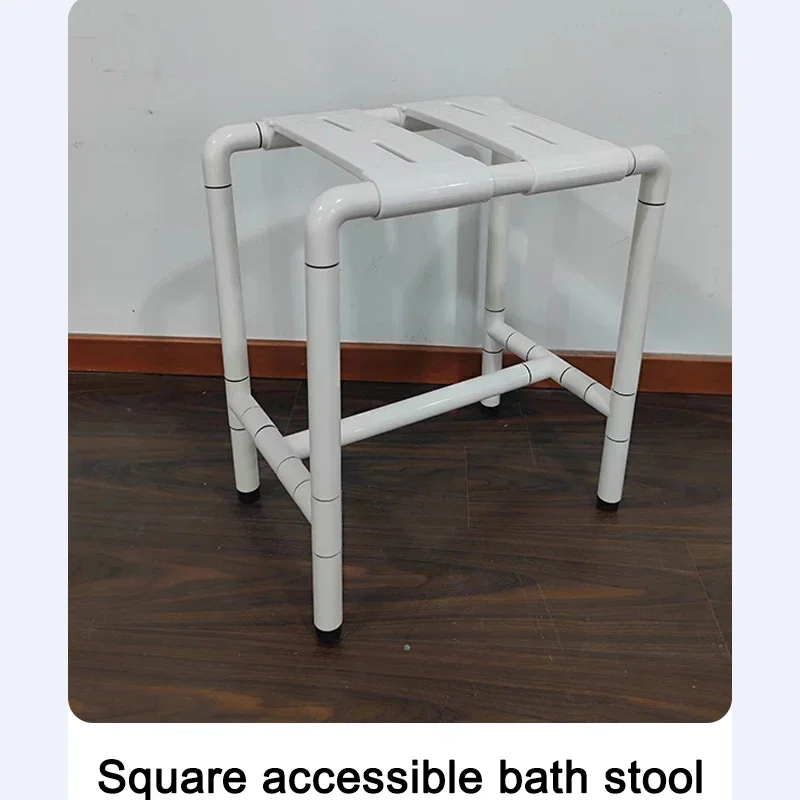 Hospital Adult Patient Home Use Nylon Steel Potty Commode Shower Chair with Wheels