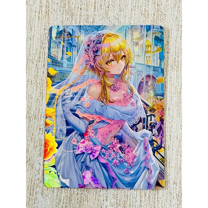 Anime Goddess Story Genshin Impact Diy Self-Made Flash Card Nilou Kamisato Ayaka Beelzebul Game Collection Birthday Gifts