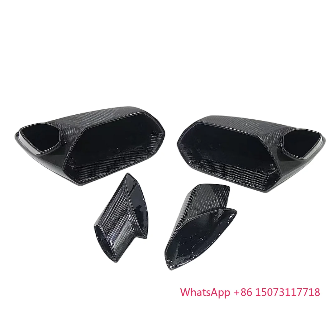 

Dry Carbon Fiber Car Rearview Mirror Bright Black Rearview Mirror Cover for Aventador LP700 Side Mirror