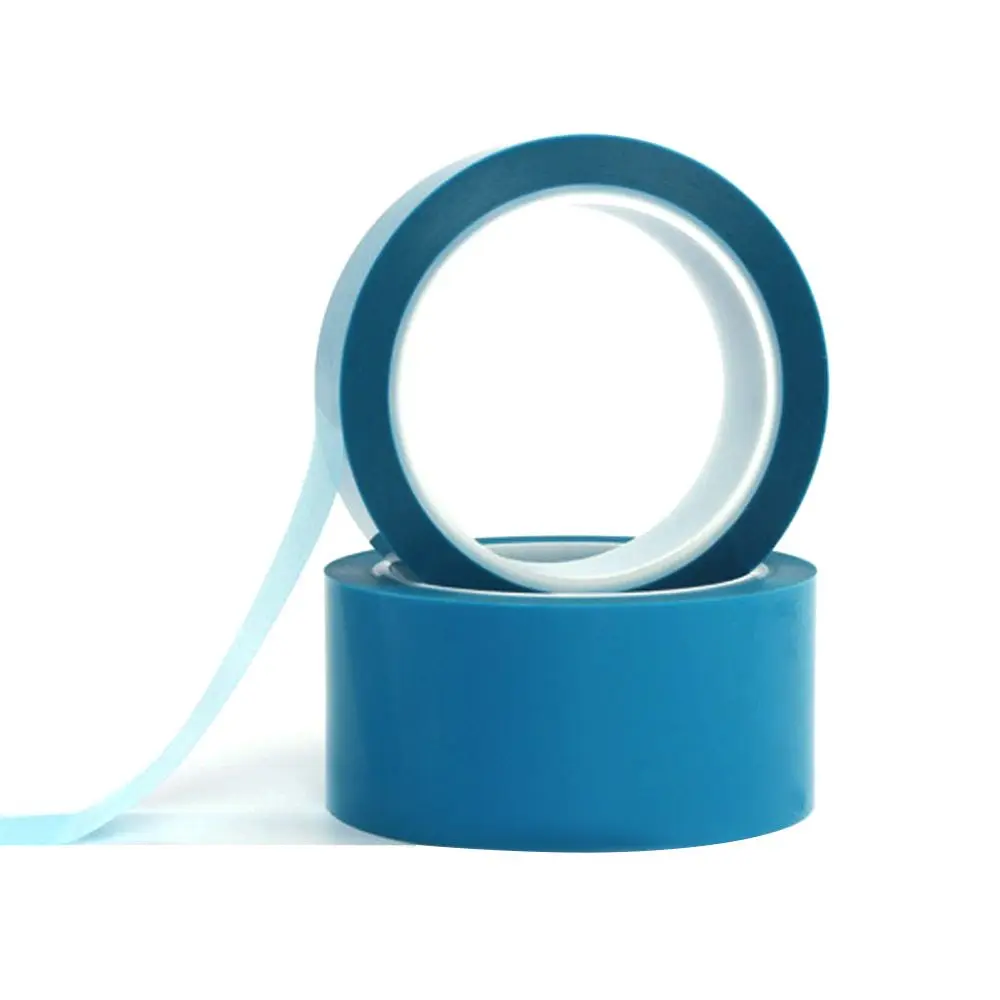 High Quality Blue PET Adhesive Tape Strong 50M Air Conditioner Transport No Trace Fixed Installation