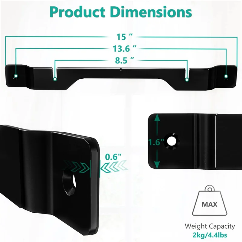 A42Z-Soundbar Mount For Sonos Ray, Floating Wall Mounting Bracket For Sonos Ray Essential Sound Bar Under TV With Screws