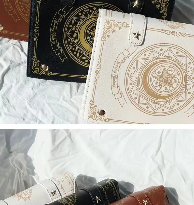 Anime Cosplay Magic Grimoire Rucksack Niedliche transparente Umhängetasche für Frauen Große Kapazität Studenten-Büchertasche für den täglichen Gebrauch – Detail 8