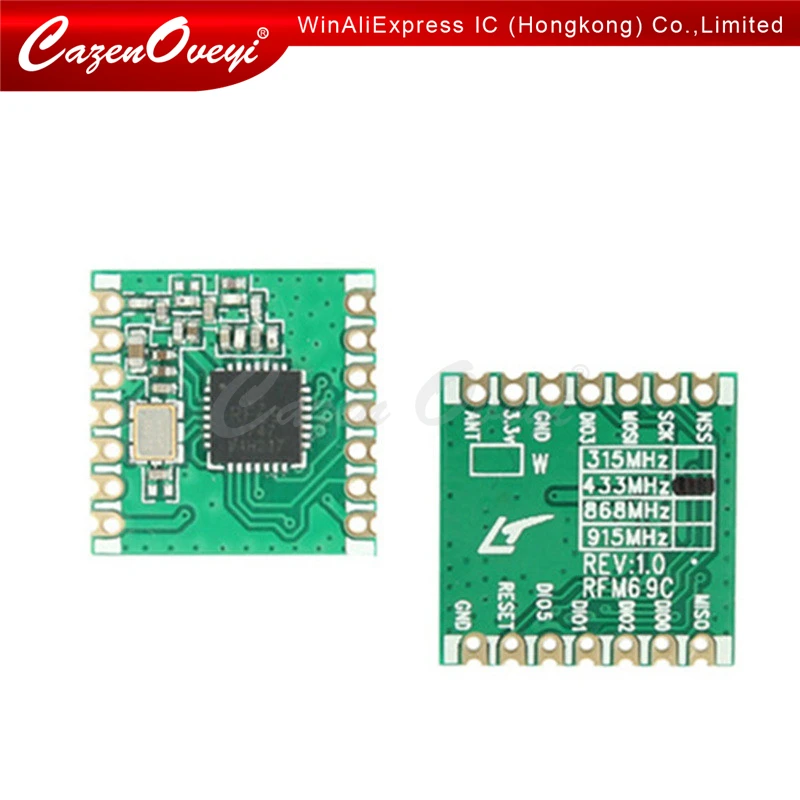 1pcs/lot RFM69CW HopeRF 433Mhz Wireless Transceiver with RFM12B In Stock