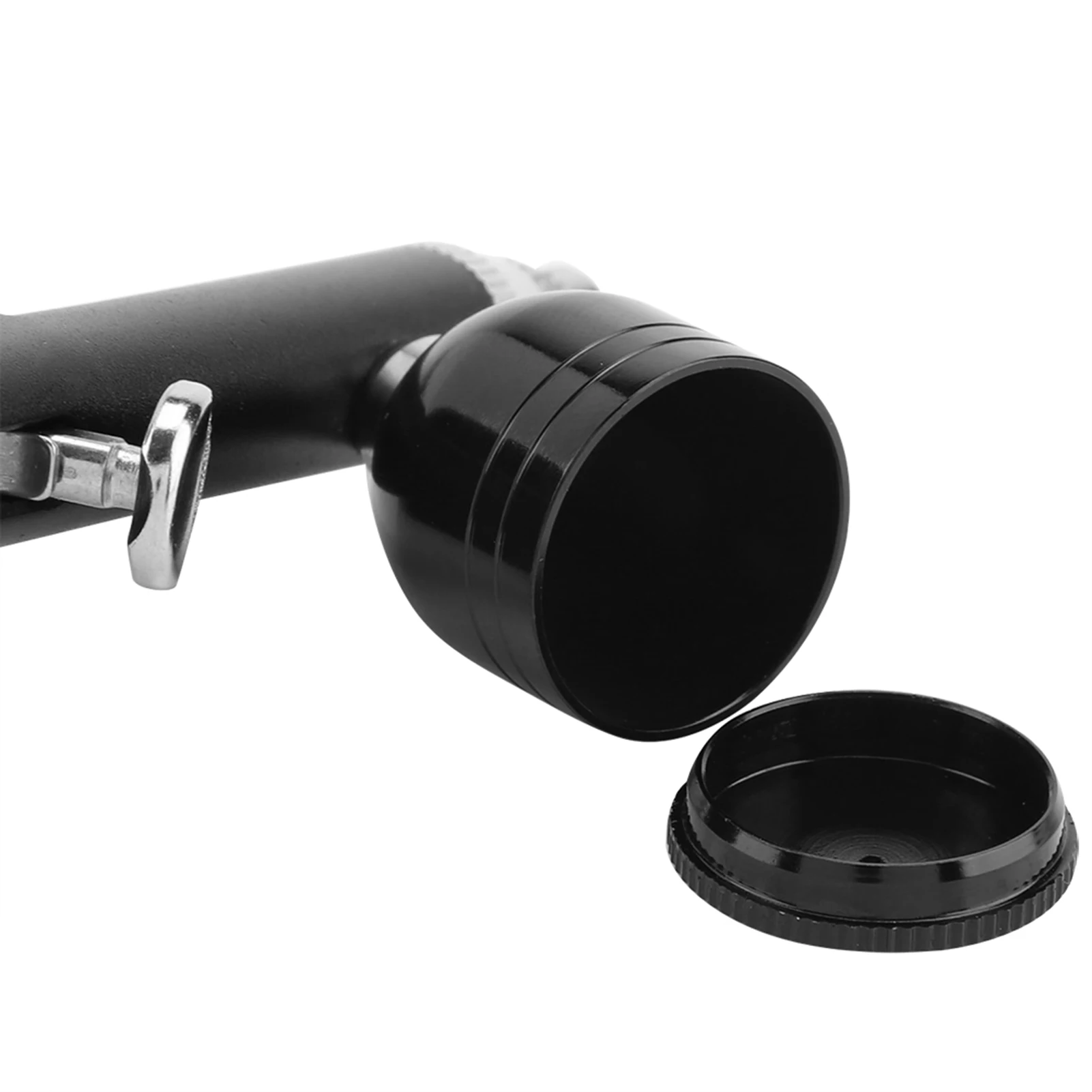 【New】0.3mm Black Mini Air Compressor Spray Gun  Set 7CC Capacity Set USB Powered 8.4V Mini Air Compressor