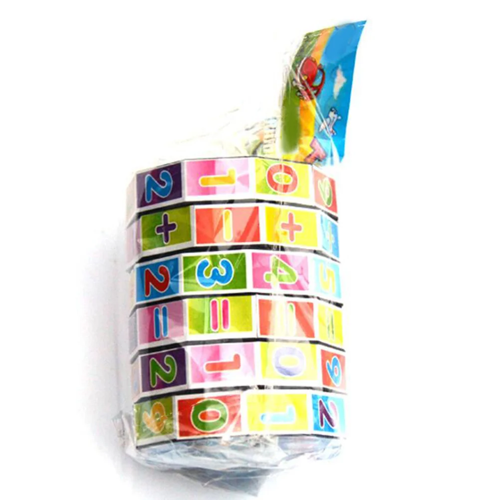 Number Puzzle Cube Kids Mathematics Learning Game Educational Gift for Children Portable Travel Brain Teaser Stem Activity