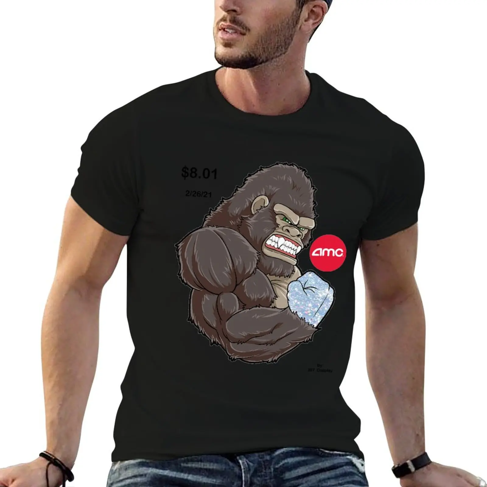 

Diamond Hand Ape T-Shirt man t shirt graphic t shirts for man slim fit T-Shirt
