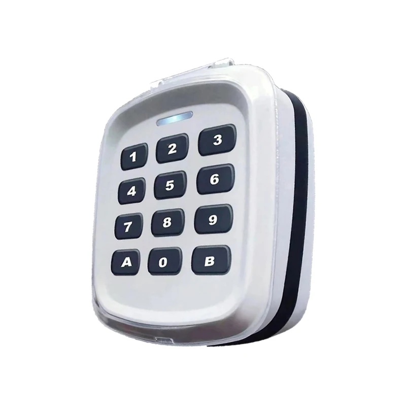 Wireless Keypad Garage Door Opener Remote Control Fixed Code Rolling Code 280MHz-868MHz Automation for Gates Keyfob Duplicator