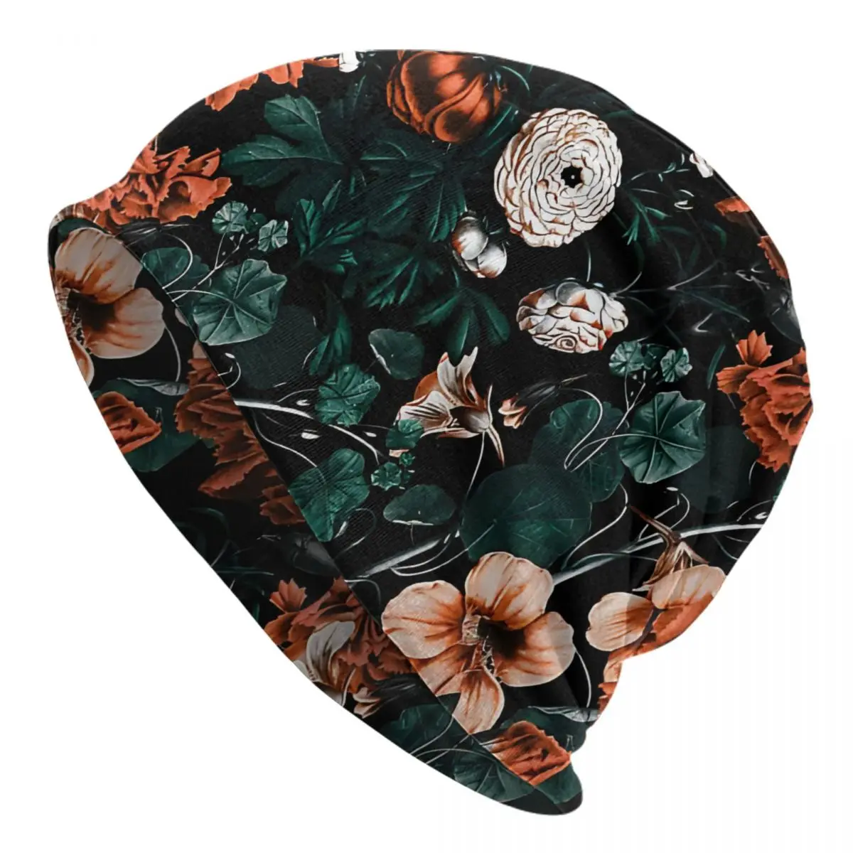 

NIGHT FOREST Hat Pullover Men Warm Male Polyester Caps
