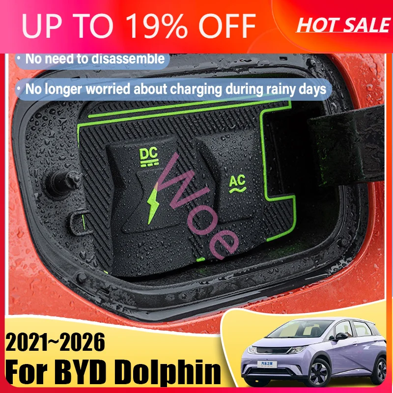 Housse de protection Woe pour BYD Dolphin 2021-2026, protection anti-rayures pour la garniture, accessoires de protection, recharge d'énergie