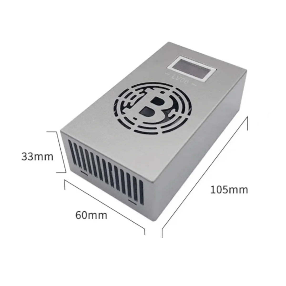 

N33R_LV06 BTC SOLO Miner 500GH/S+2xUSB BTC SOLO Lottery Miner