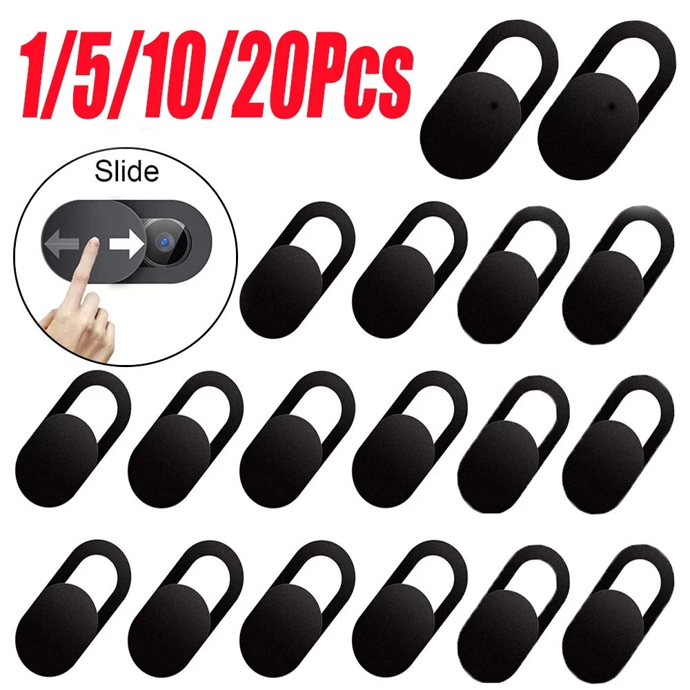 1/20Pcs Laptop Webcam Cover Webcam Universele Telefoon Antispy Camera Cover Voor Ipad Web Pc Macbook Tablet Lenzen privacy Sticker