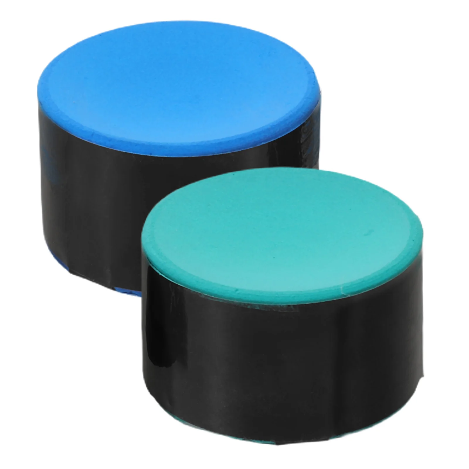 

2Pcs Blue Green Pool Billiard Chalk Round Design for Snooker Cues Improved Shot Precision Tournament Grade Performance
