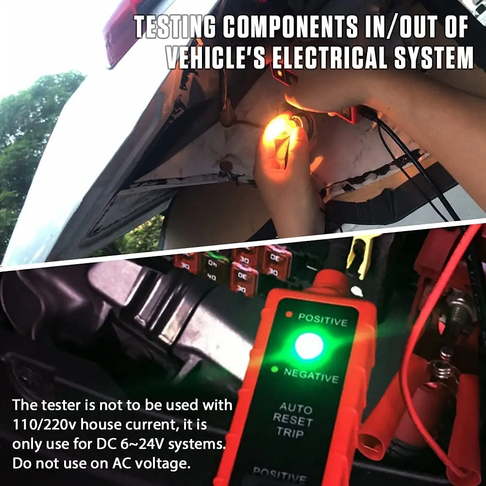 

Тестер зонда силовой цепи с защитой от перегрузки и активацией компонентов, определение полярности, тестер короткого замыкания непрерывности