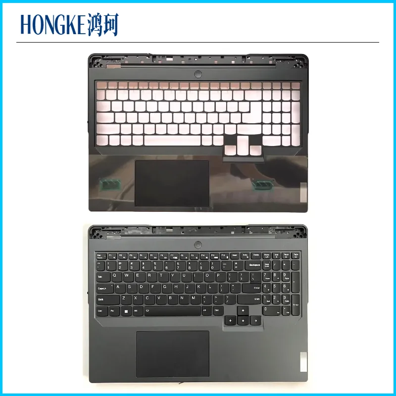 New For Y9000P R9000P Legion Pro 5 16IRX8 16ARX8 2023 Laptop Palmrest Upper Case Keyboard Bezel C Shell With Touchpad Black