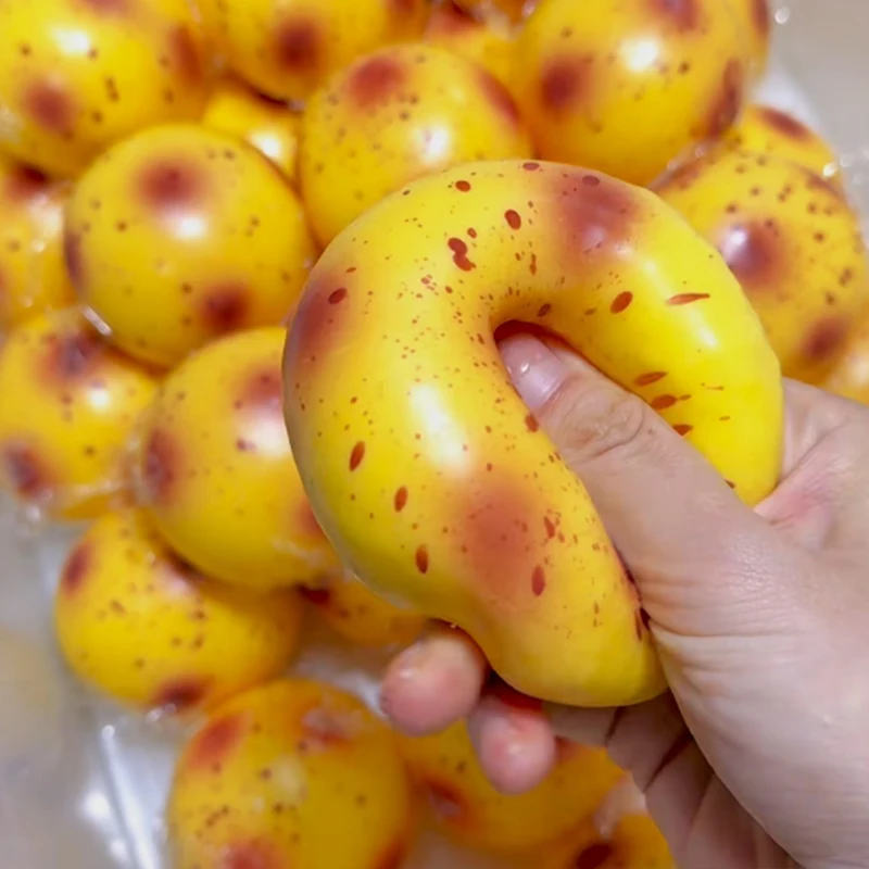 Crunchy Squishy Little Potato Stress Ball Homemade Squeeze Fidget Toy Round Blocks Filled Anti Stress Release Hand Relax Toy