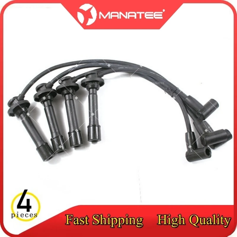 Kit de 4 cables de encendido para Chery QQ (S11) 2003-1.1L, Chery QQ3 (S11) 2002-2014 1.1L /QQ6 (S21) 2006-2013 1.1L/1.2L