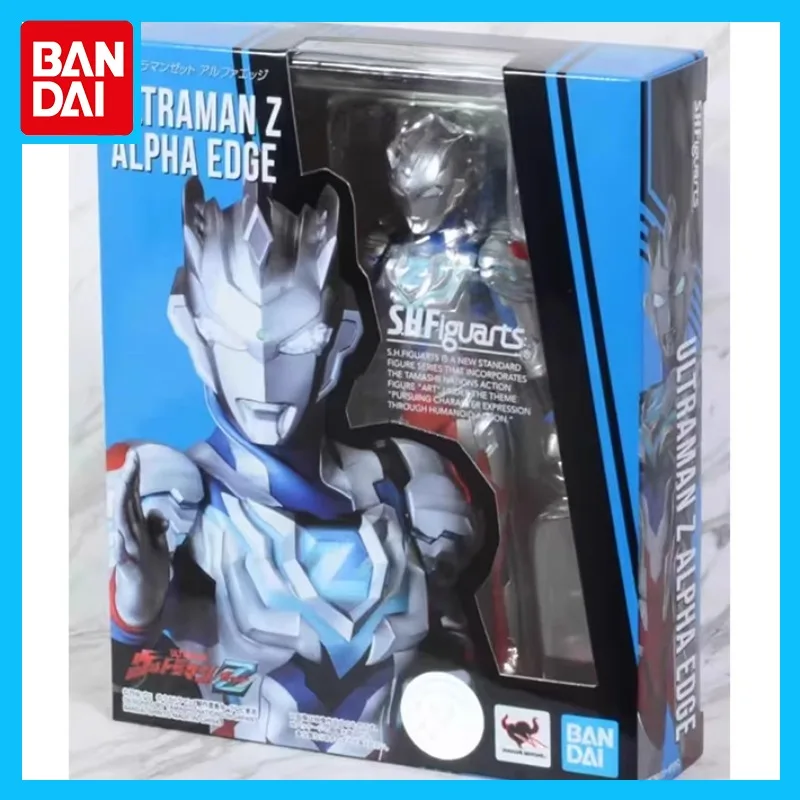 

Bandai Original Genuine S.H.Figuarts Ultraman Z Alpha Edge Action Figure Toys for Boys Girls Gift Collectible Model Ornaments