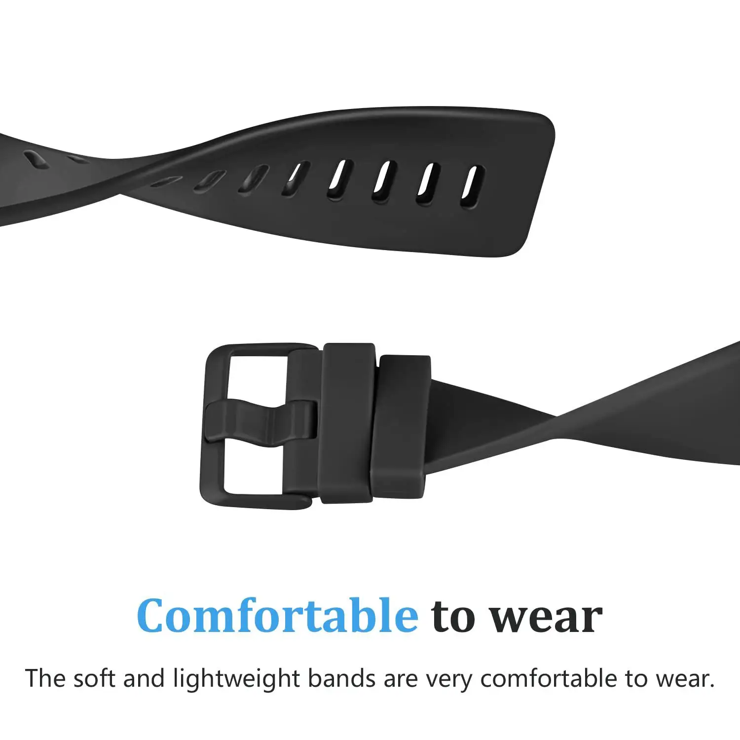 スポーツストラップは Fitbit versa 2 に適しており、Versa 2 スマートウォッチの柔らかい代替品です。快適な時計ストラップアクセサリーです。