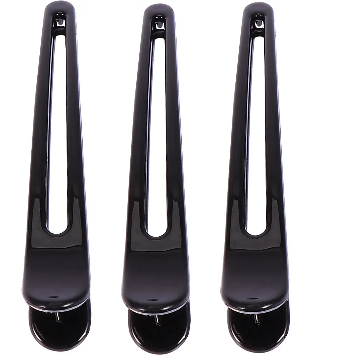 

24Pcs Women Hair Clips Elegant Simple Bobby Pin Hollow Out Duck Barrettes for Girls 7.7cm Travel Essential Styling Accessories