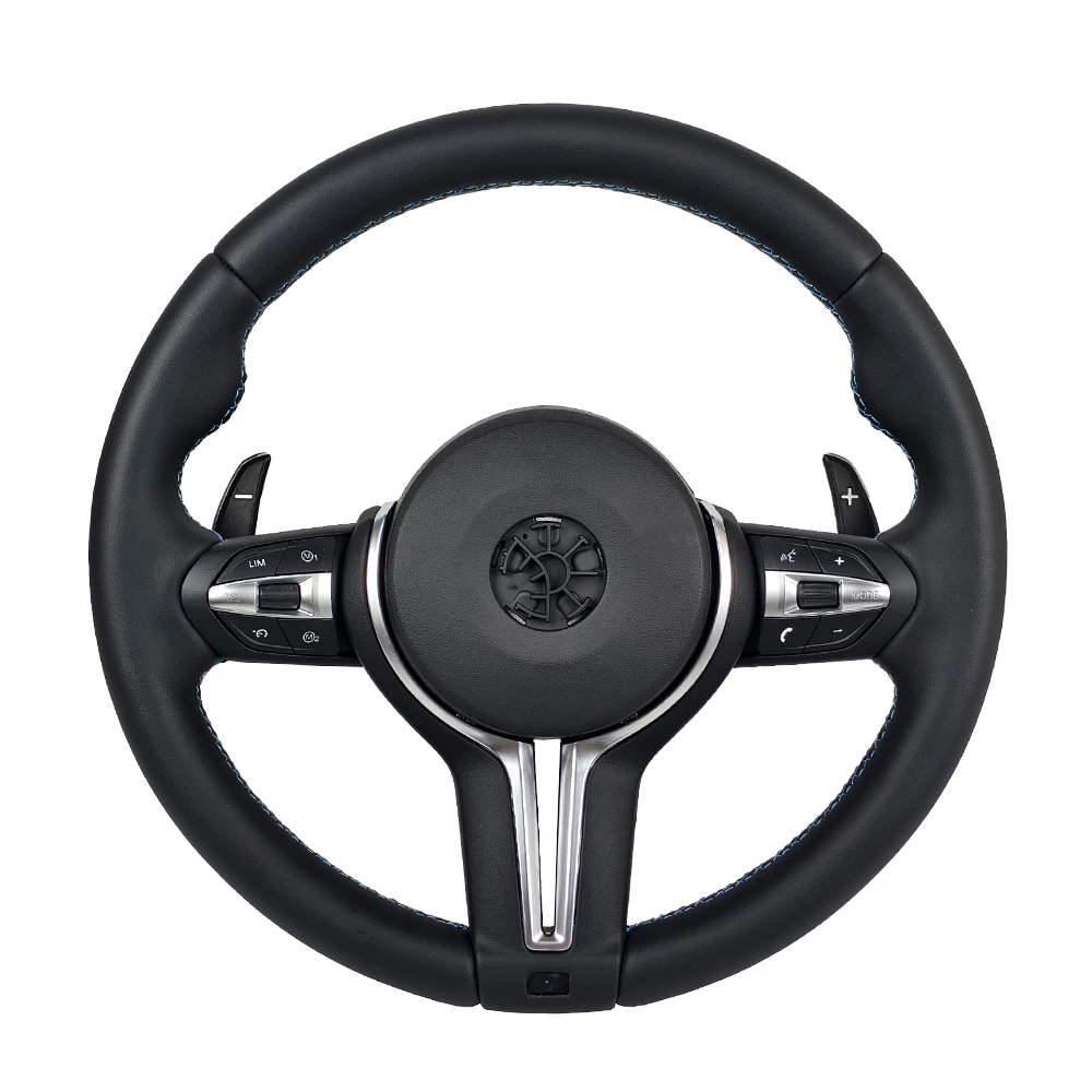 Für BMW F10 F01 F07 F12 F13 F80 F20 F22 F23 F30 F33 F34 X1 F48 X5 F15 X3 F25 E90 E92 E70 E71 E84 E87 M3 M5 Voll-Leder-Innenausstattung M-Serie Lenkrad