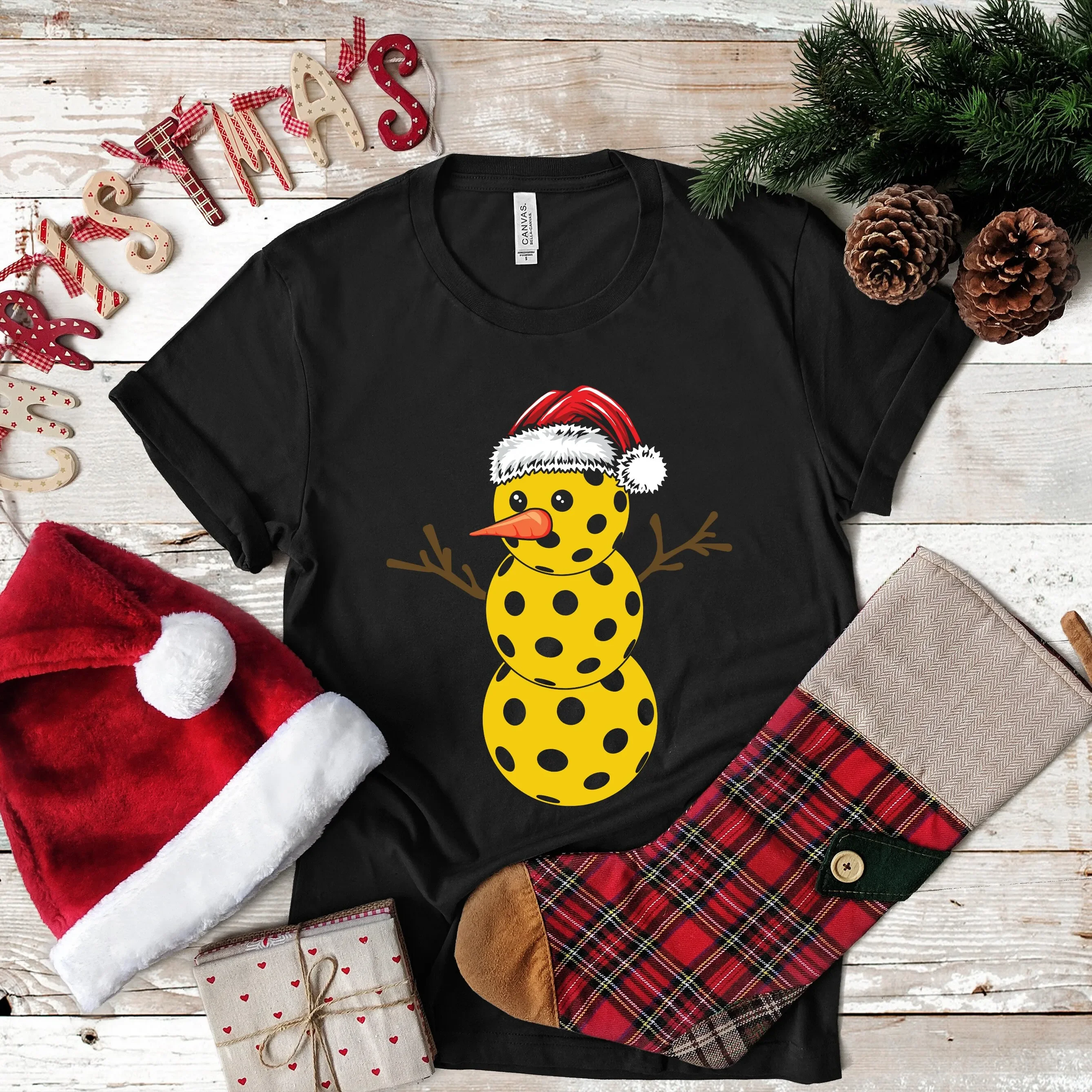 Camiseta Navidad , muñeco de nieve, Papá Noel, deportes paleta , juego de temporada, manga larga, sudor vacaciones, Invierno