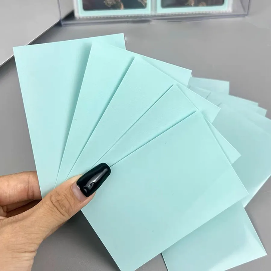 Sharkbang 50 Stück/Lot Holo-Kartenhüllen, 61 x 91 mm, 20C Macaron-Farbe, Kpop-Halter für Postkarten, Filme, Spielkarten, Fotokartenschutz – Detail 18